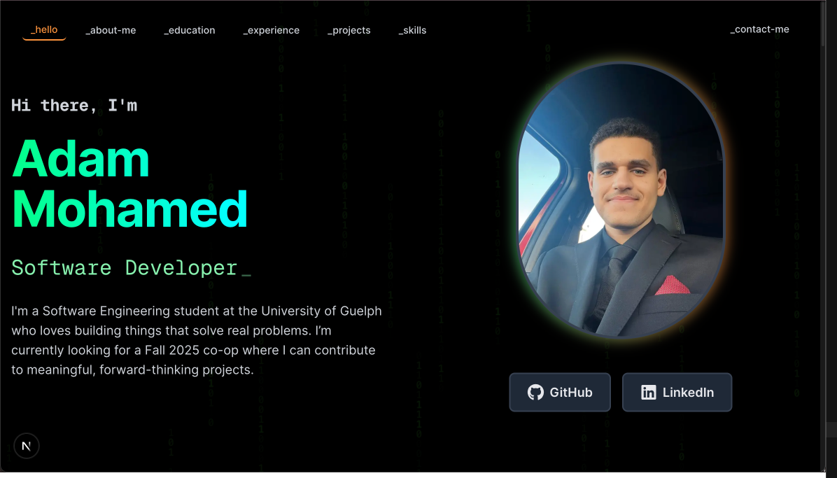 Portfolio Website V1